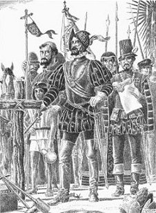 Spanish Conquistador Hernan Cortes