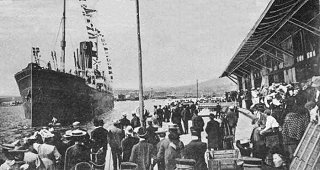 Joan left Norway in 1923 from this dock in Kristiania (Oslo).